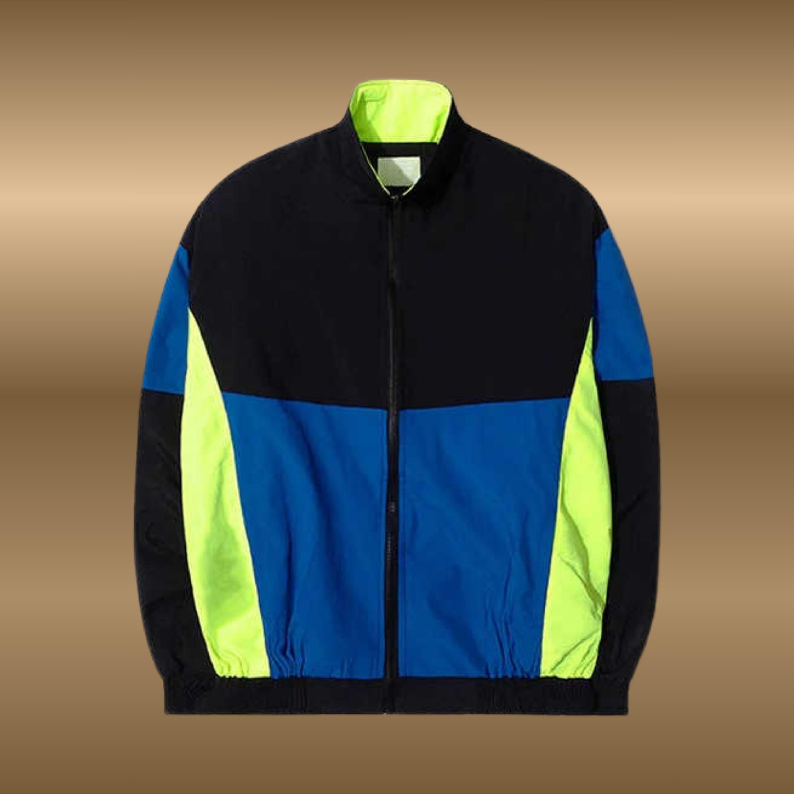 QT8 Garments Inspired Track Jacket | Red & Black Zip-Up Streetwear Jacket