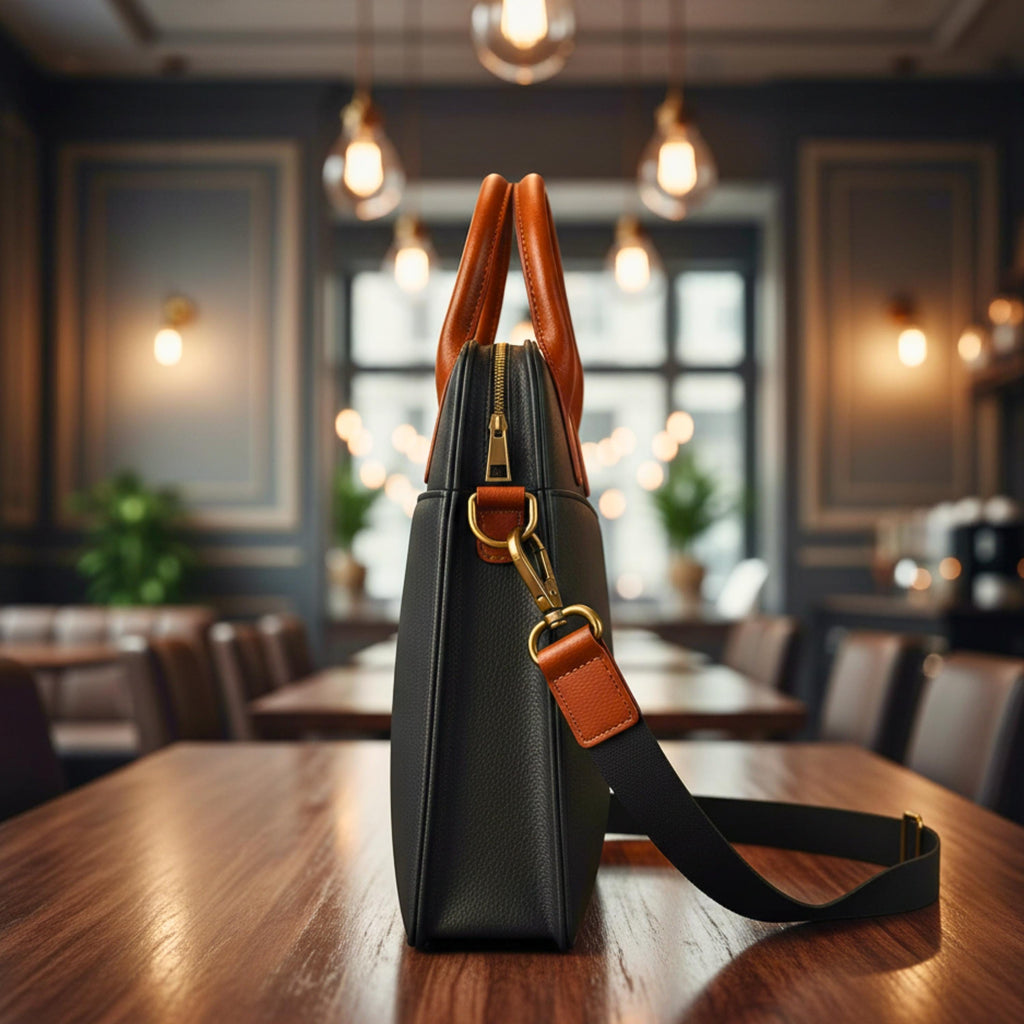 Personalized Cowhide Leather Laptop Bag | Weekender Travel Bag | Handmade Western Unisex Overnight Gym Bag