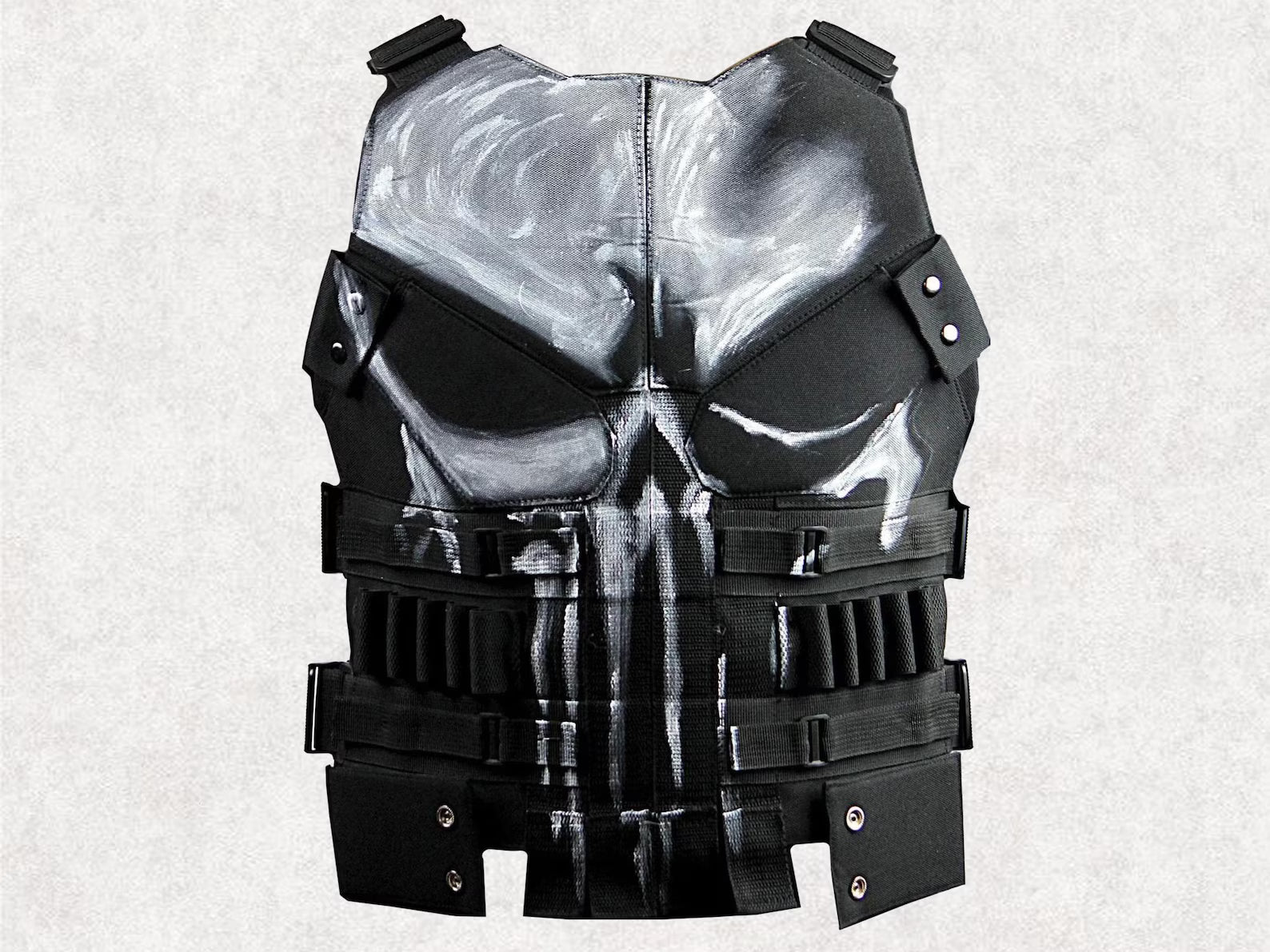 Punisher Skull Tactical Vest | Handmade Leather Combat Armor | Frank Castle Jon Bernthal Cosplay Costume | Halloween Gift for Men