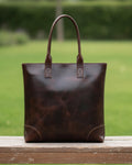Personalized Leather Tote Bag for Women | Large Leather Work Tote | Laptop Shoulder Bag | Handmade Purse | Gift for Her | Gift for Mom