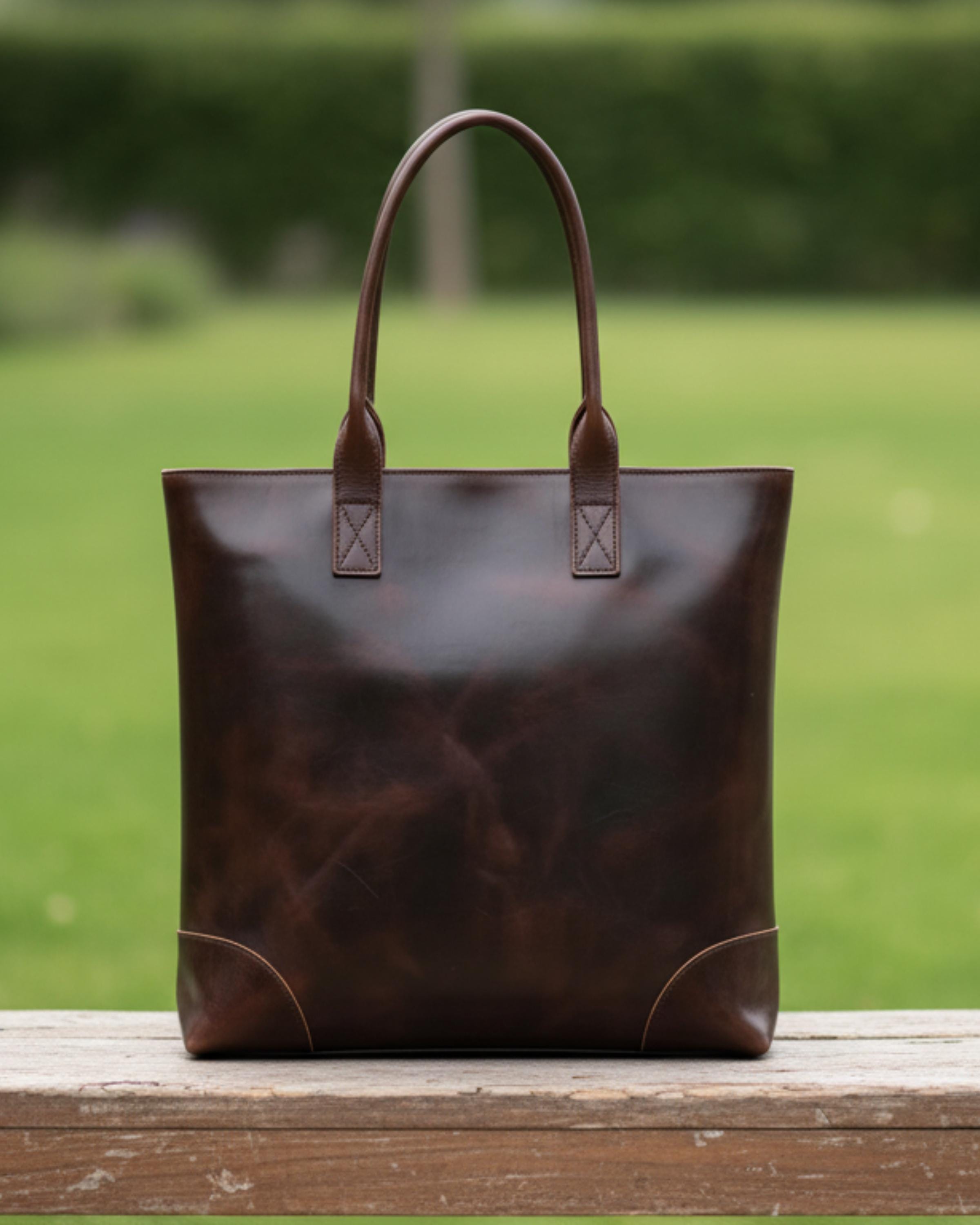 Personalized Leather Tote Bag for Women | Large Leather Work Tote | Laptop Shoulder Bag | Handmade Purse | Gift for Her | Gift for Mom