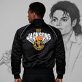 Michael Jackson 1984 Victory Tour Jacket | MJ The Jacksons Satin Bomber Jacket | Vintage Pop Star Outerwear