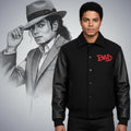 Michael Jackson BAD World Tour Moonwalk Varsity Jacket | Retro 80s King of Pop Concert Apparel
