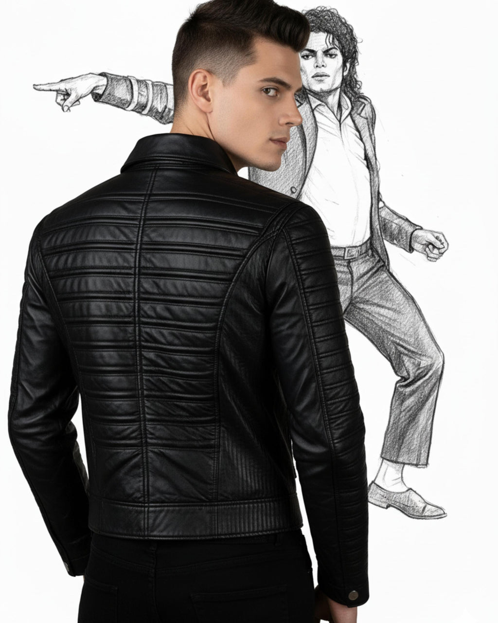 Michael Jackson 1993 AMA Inspired Black Jacket | 20th American Music Awards Military Style Blazer | Handmade Dangerous Era Costume