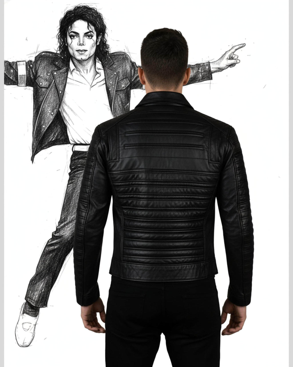 Michael Jackson 1993 AMA Inspired Black Jacket | 20th American Music Awards Military Style Blazer | Handmade Dangerous Era Costume