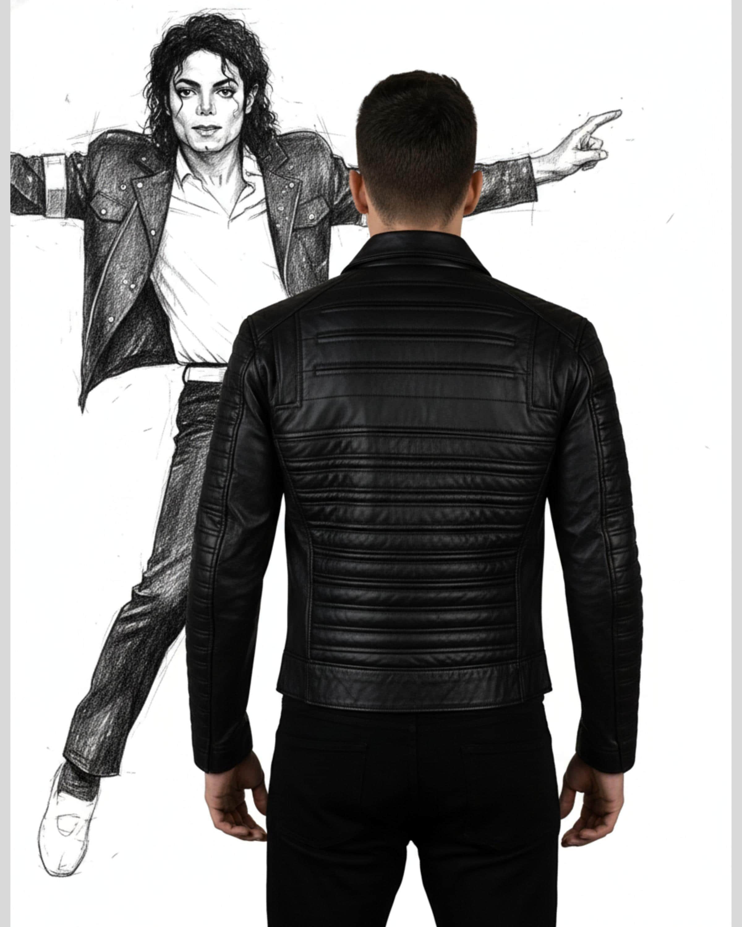 Michael Jackson 1993 AMA Inspired Black Jacket | 20th American Music Awards Military Style Blazer | Handmade Dangerous Era Costume