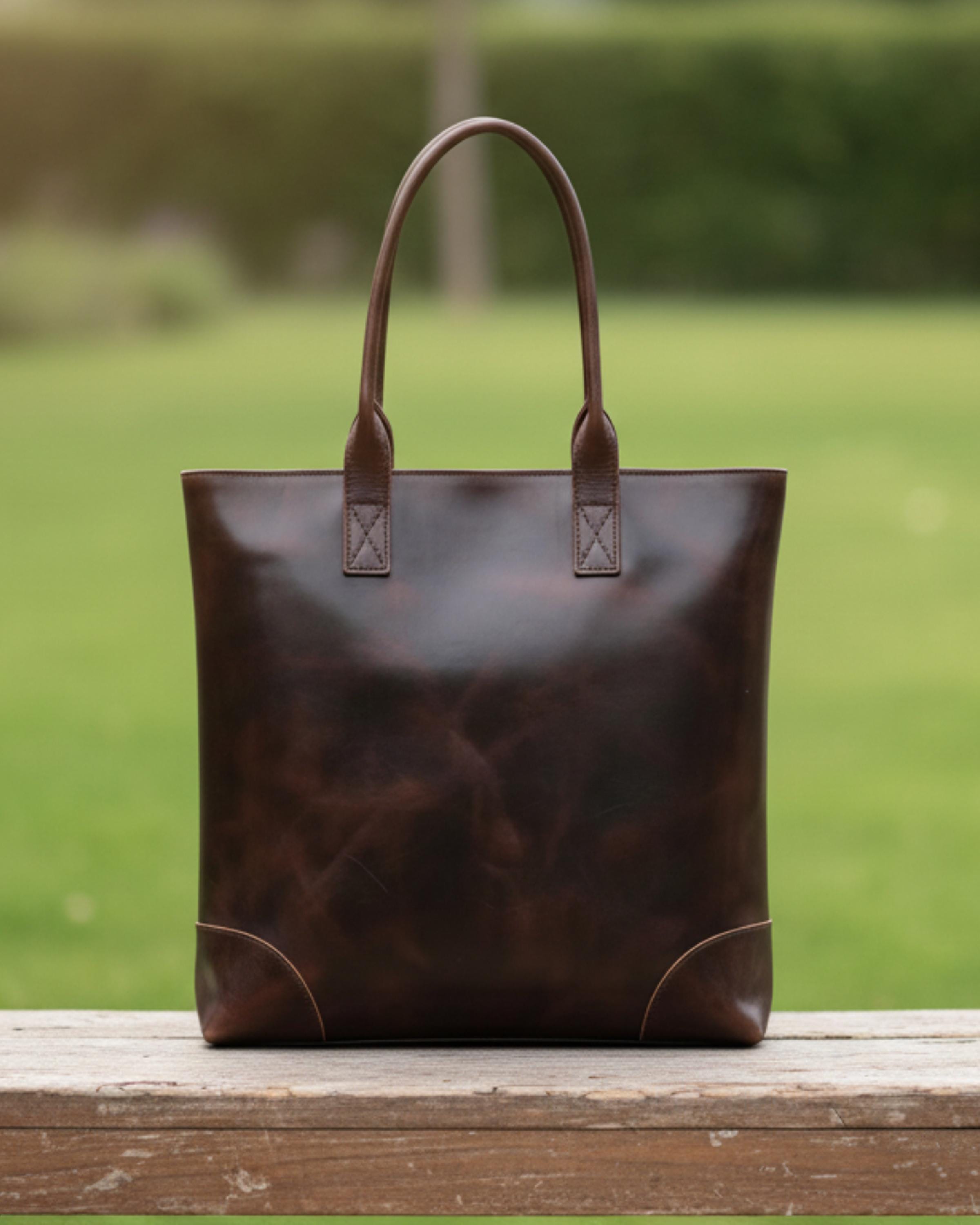 Personalized Leather Tote Bag for Women | Large Leather Work Tote | Laptop Shoulder Bag | Handmade Purse | Gift for Her | Gift for Mom