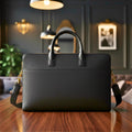 Personalized Cowhide Leather Laptop Bag | Weekender Travel Bag | Handmade Western Unisex Overnight Gym Bag