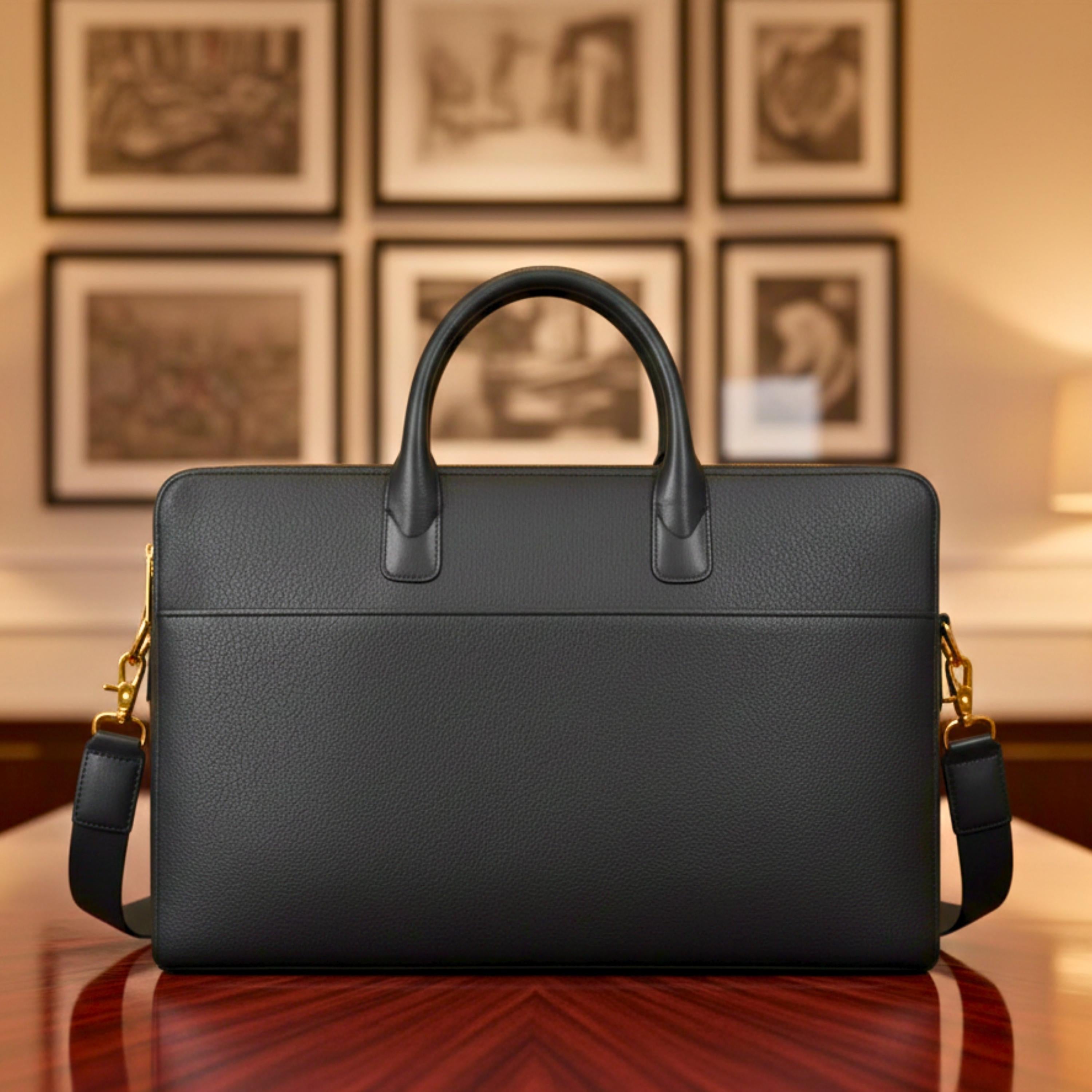 Personalized Cowhide Leather Laptop Bag | Weekender Travel Bag | Handmade Western Unisex Overnight Gym Bag