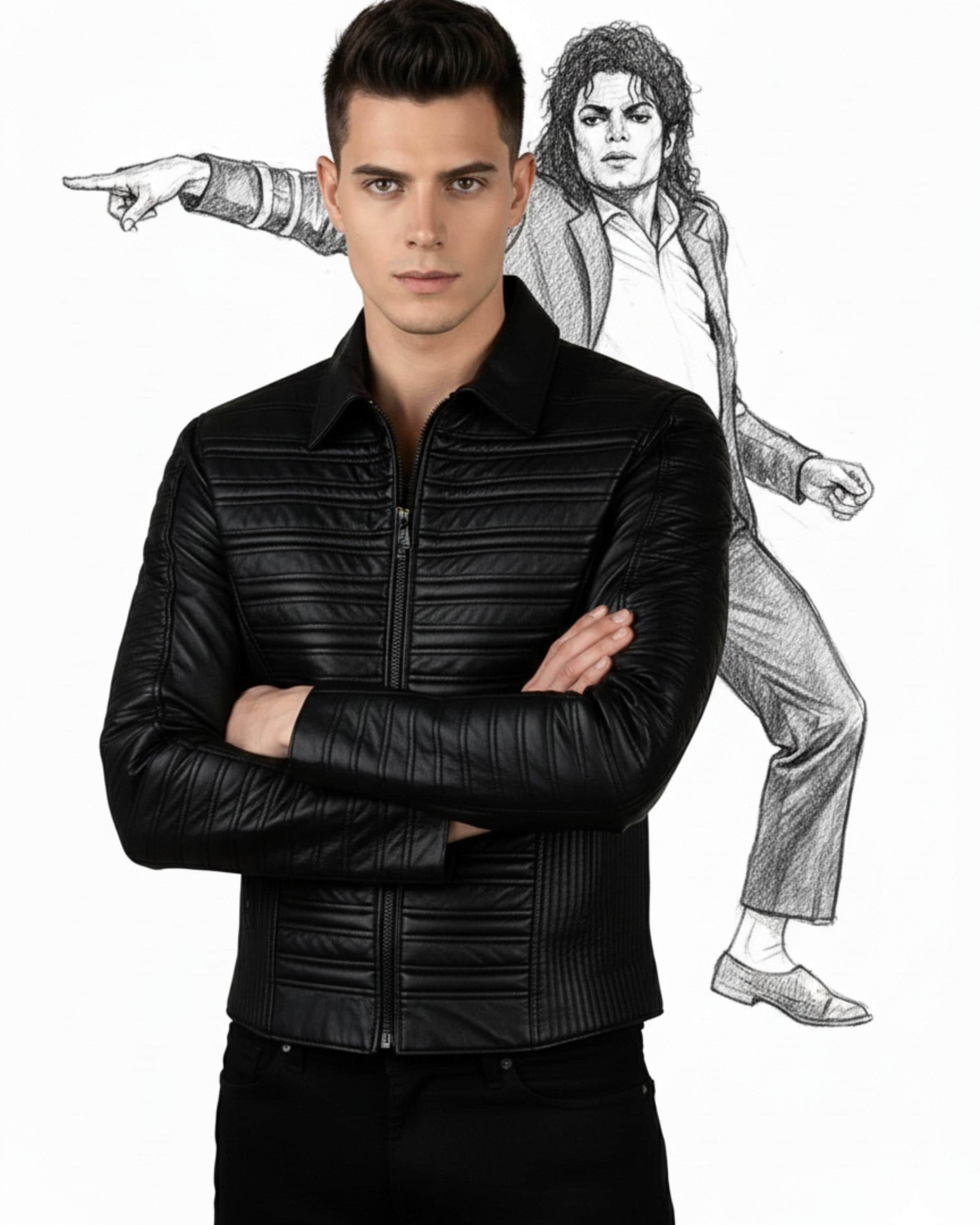 Michael Jackson 1993 AMA Inspired Black Jacket | 20th American Music Awards Military Style Blazer | Handmade Dangerous Era Costume