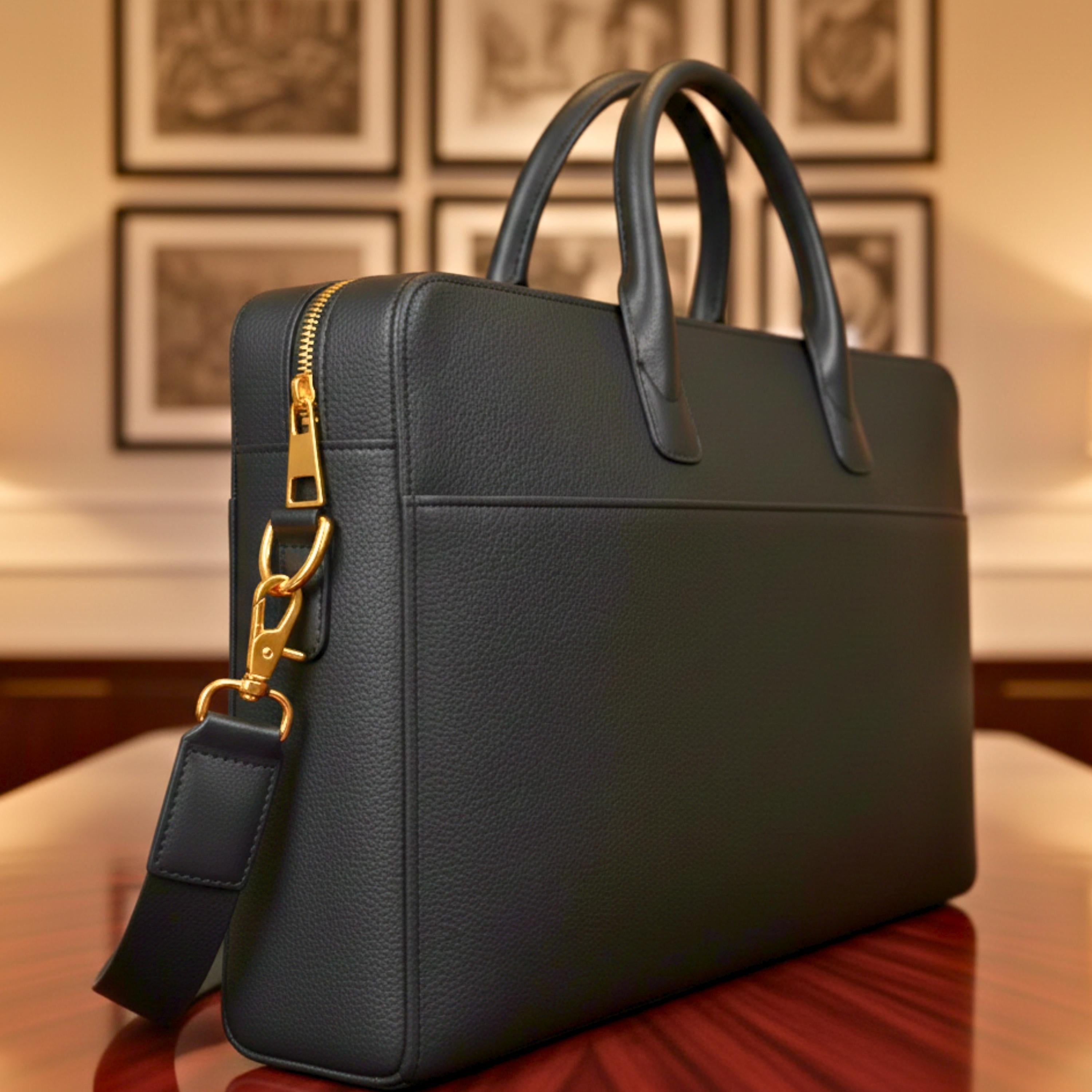Personalized Cowhide Leather Laptop Bag | Weekender Travel Bag | Handmade Western Unisex Overnight Gym Bag