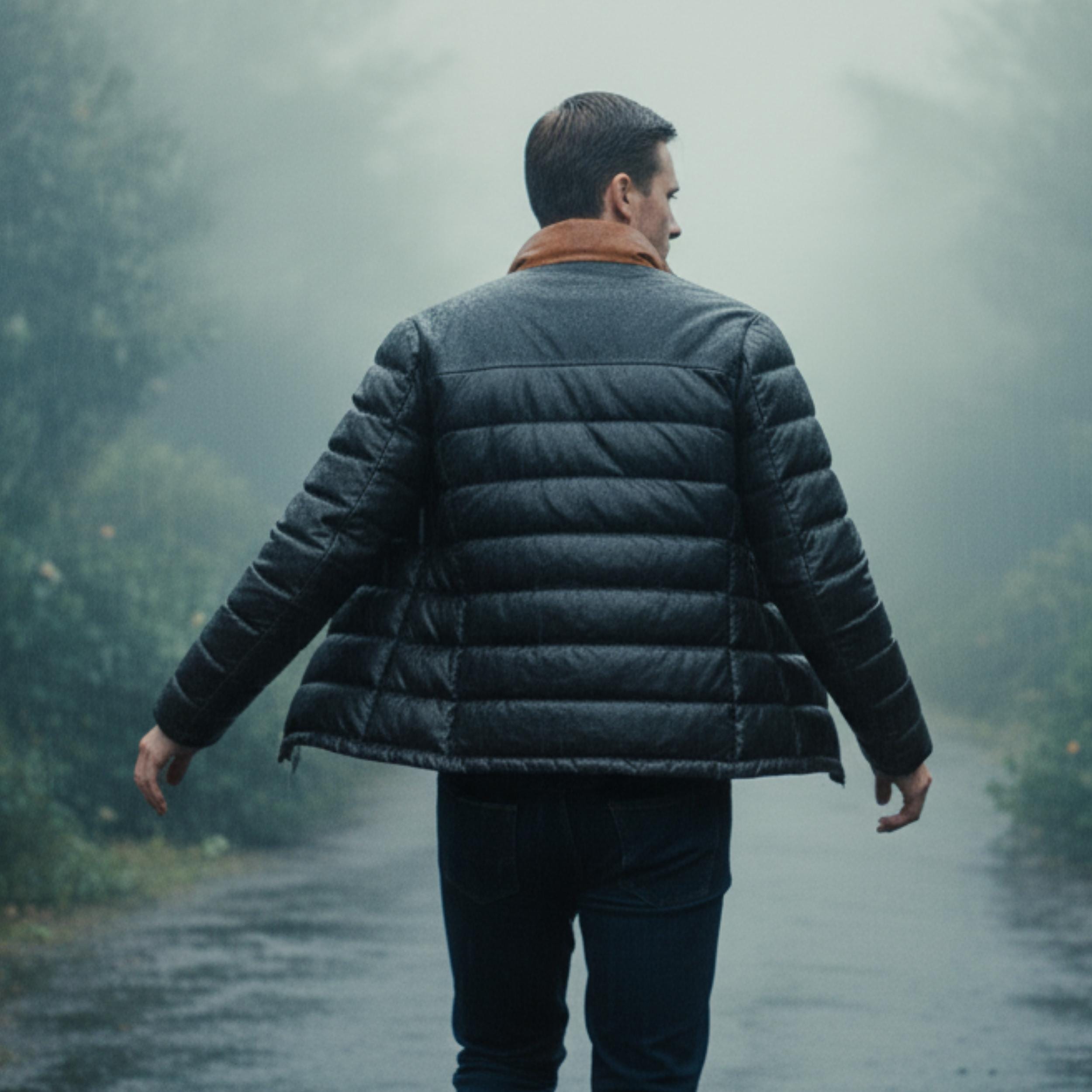 Men’s Lambskin Leather Puffer Jacket Quilted Down Winter Coat | Lightweight Insulated Outdoor Jacket for Cold Weather Australia New Zealand
