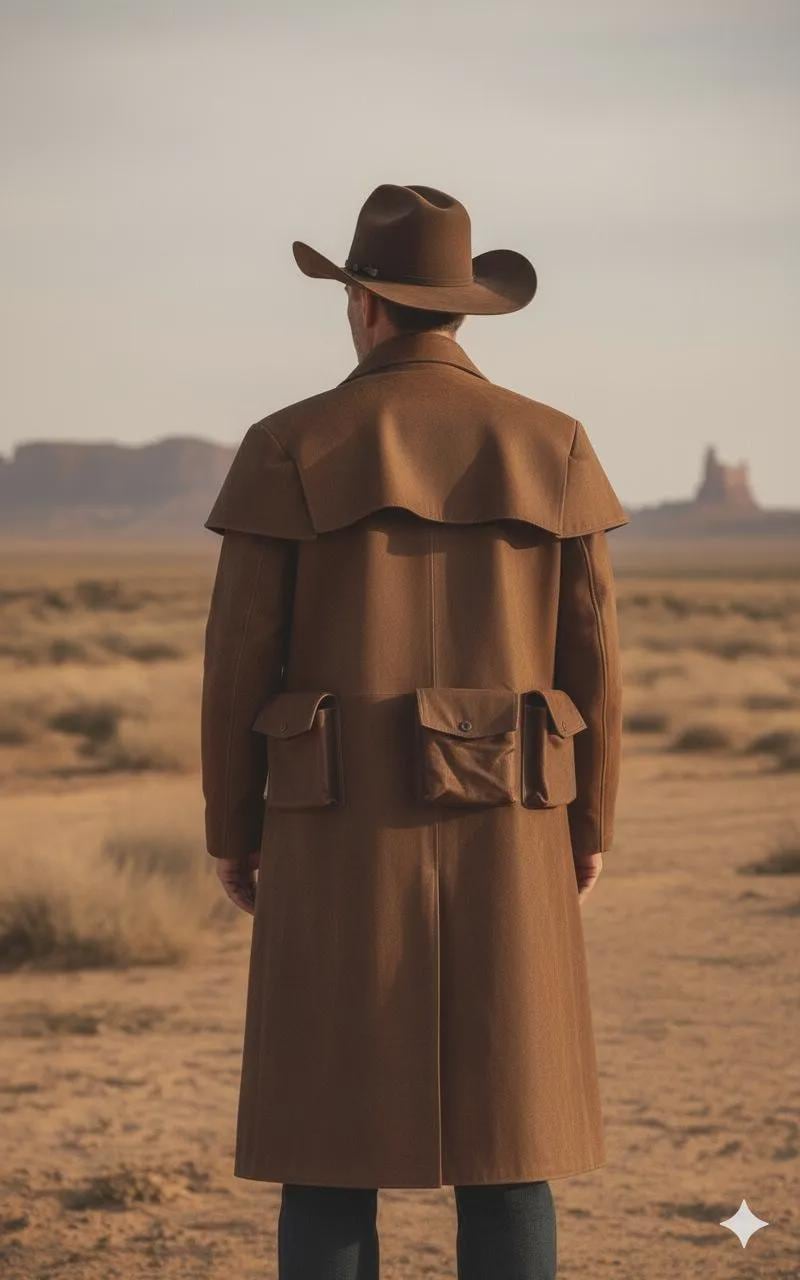 NCR Ranger Duster Coat | Fallout New Vegas Cosplay | Handmade Post Apocalyptic Costume Jacket