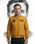 Project Hail Mary Inspired Ryan Gosling Yellow Jacket | Handmade Astronaut Bomber Jacket | Sci-Fi Fan Made Cosplay Coat