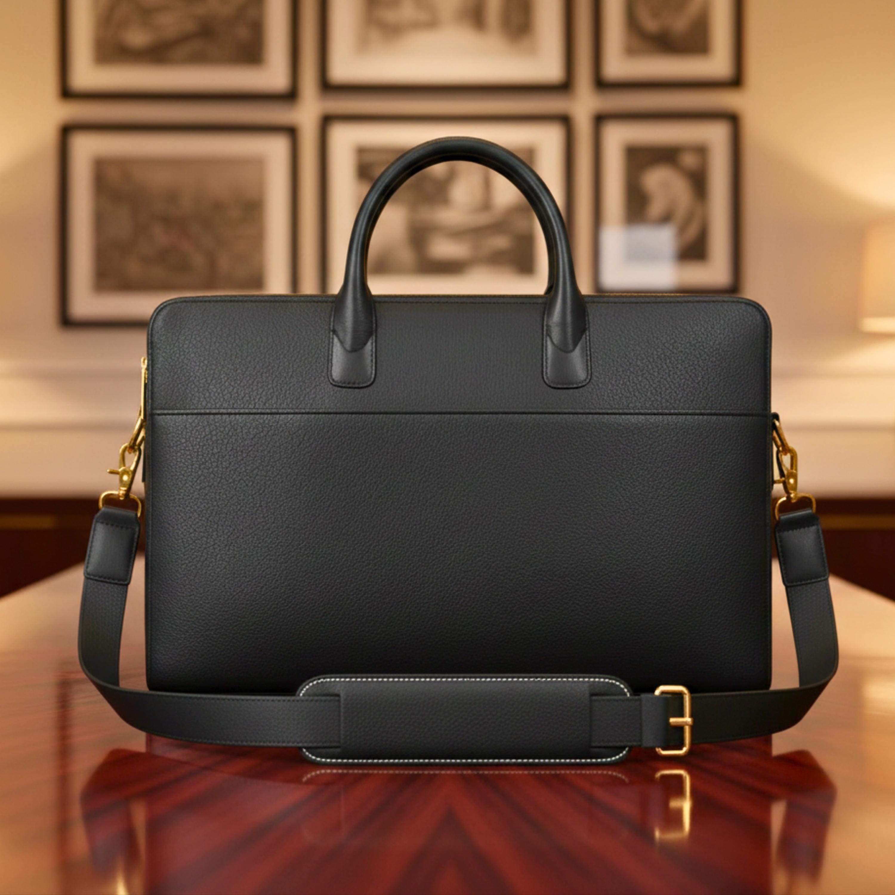 Personalized Cowhide Leather Laptop Bag | Weekender Travel Bag | Handmade Western Unisex Overnight Gym Bag
