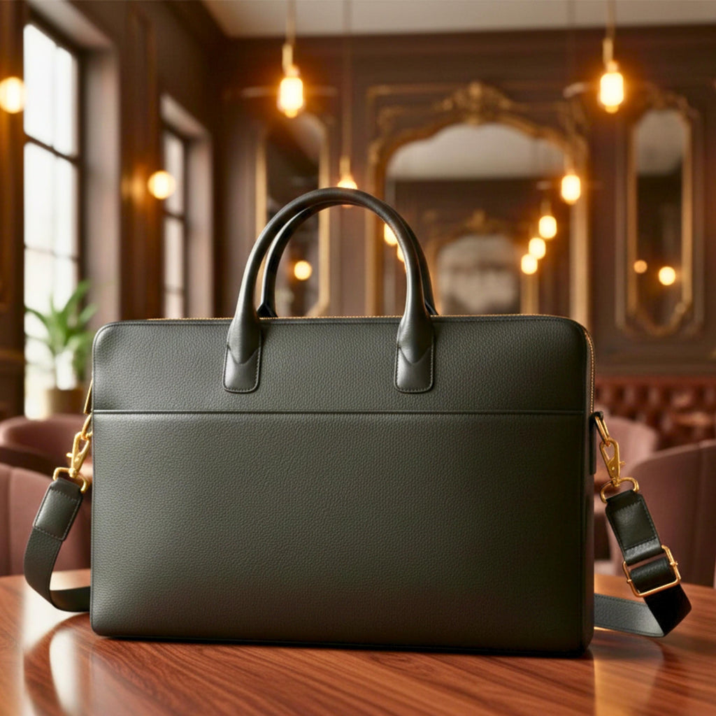 Personalized Cowhide Leather Laptop Bag | Weekender Travel Bag | Handmade Western Unisex Overnight Gym Bag