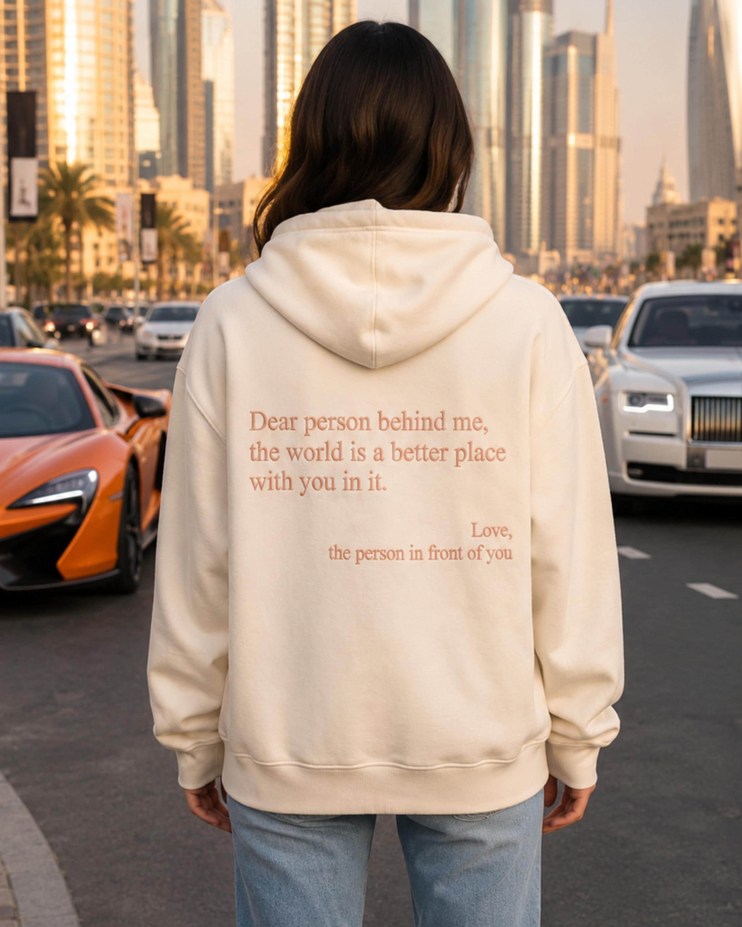 You Are Enough Embroidered Hoodie | Mental Health Gift | Unisex Motivational Self Love Hoodie | Positive Affirmation Sweatshirt