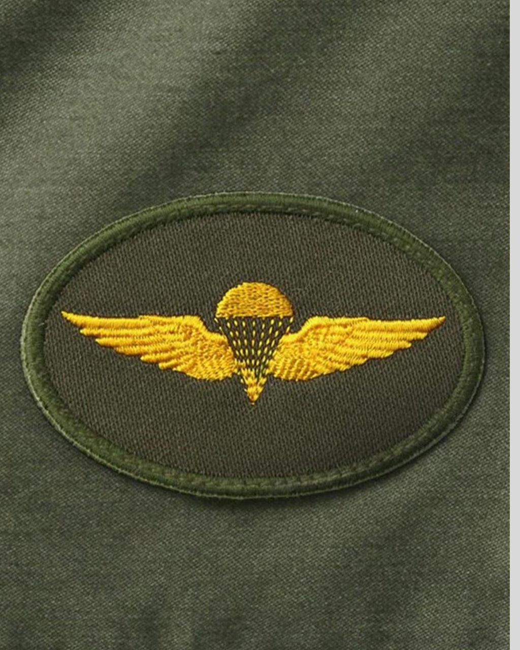 Handmade Green Cotton M65 Military Field Jacket | Taxi Driver Style Coat | Lightweight Military Jacket with Gorilla Logo