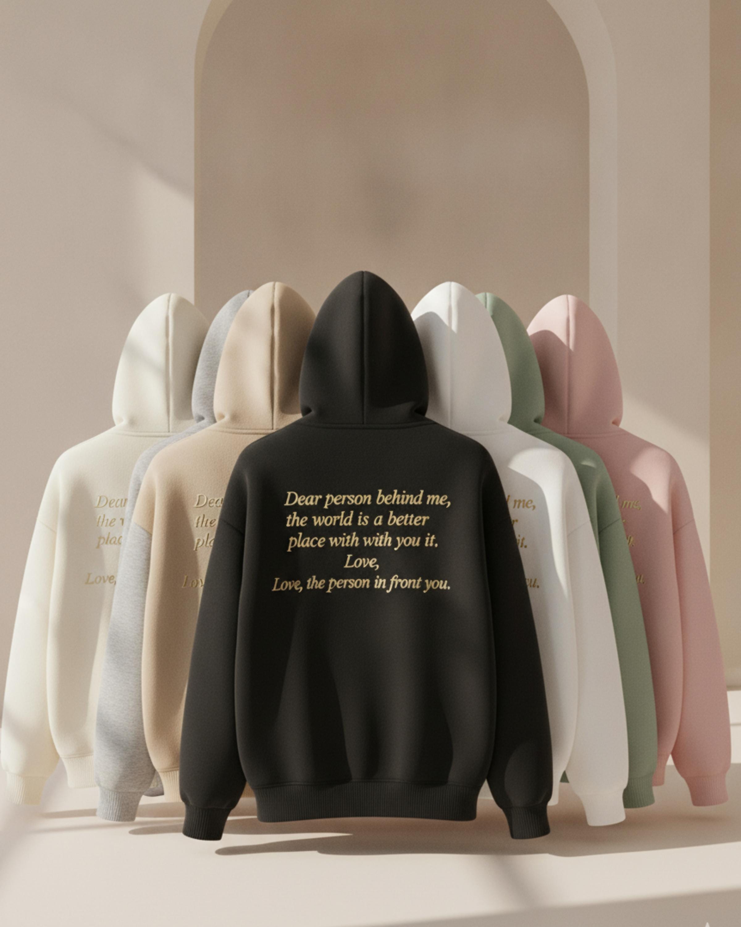 You Are Enough Embroidered Hoodie | Mental Health Gift | Unisex Motivational Self Love Hoodie | Positive Affirmation Sweatshirt