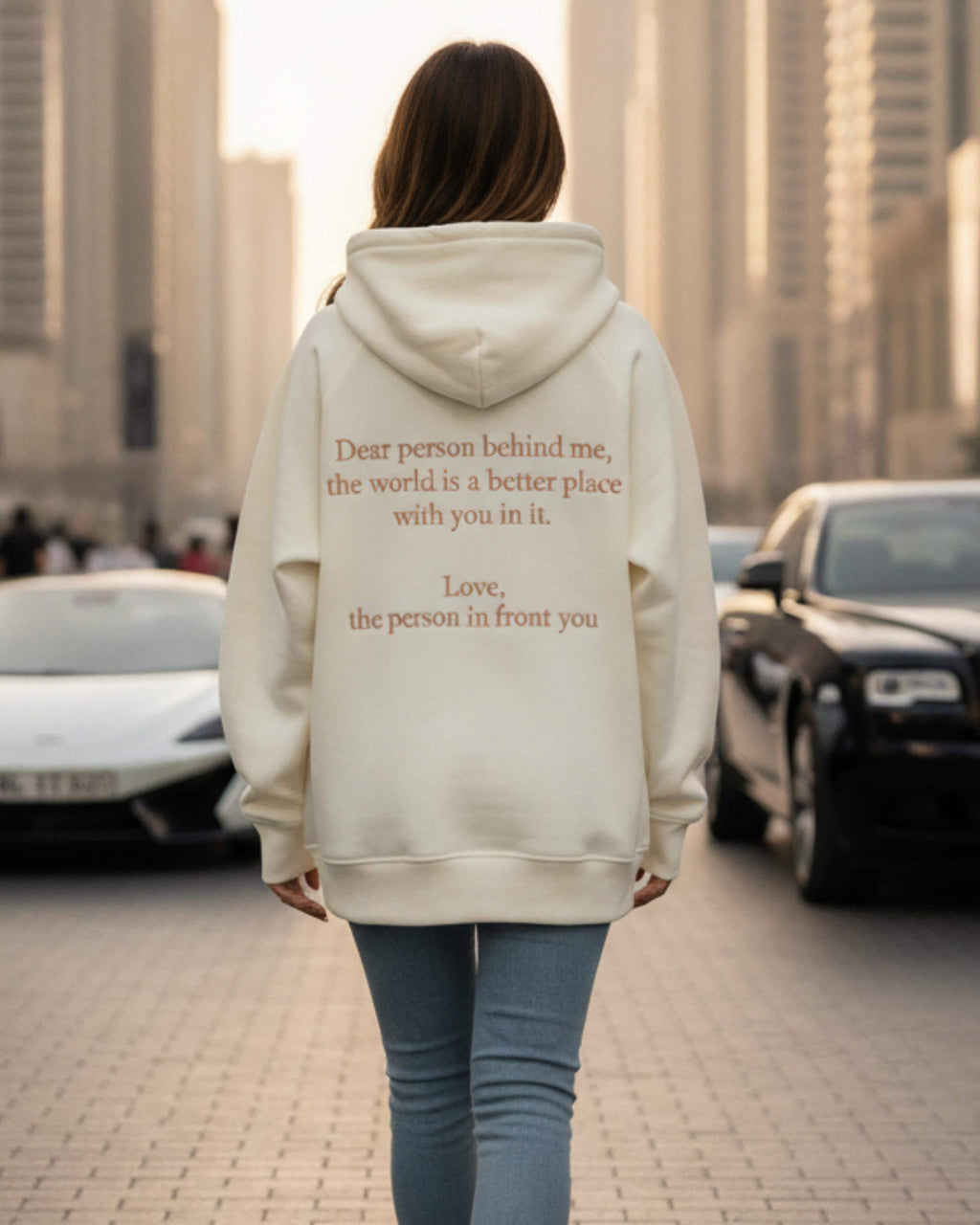 You Are Enough Embroidered Hoodie | Mental Health Gift | Unisex Motivational Self Love Hoodie | Positive Affirmation Sweatshirt