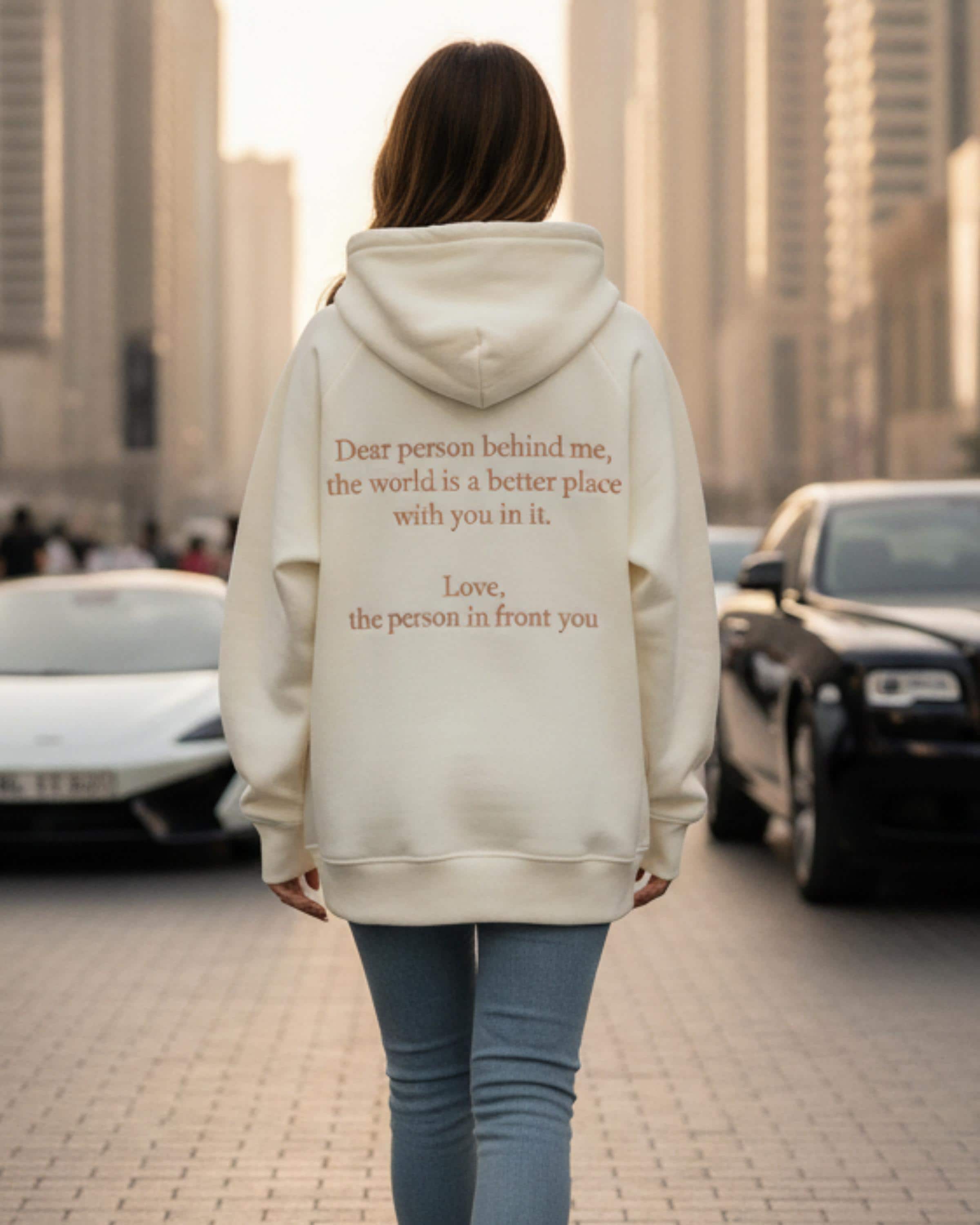 You Are Enough Embroidered Hoodie | Mental Health Gift | Unisex Motivational Self Love Hoodie | Positive Affirmation Sweatshirt