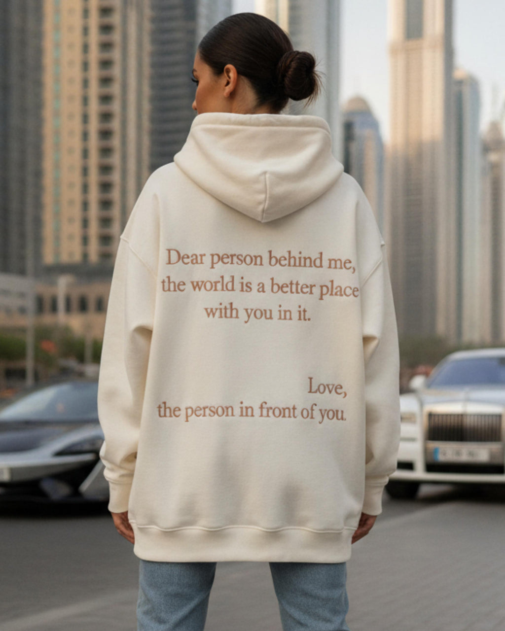 You Are Enough Embroidered Hoodie | Mental Health Gift | Unisex Motivational Self Love Hoodie | Positive Affirmation Sweatshirt